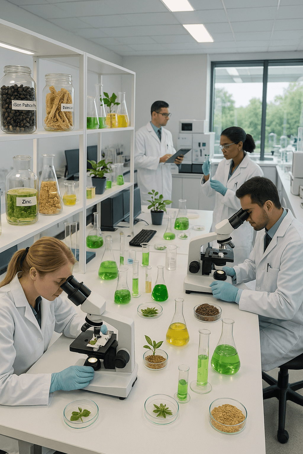 Baker's Organics Natural Ingredients Research Laboratory
